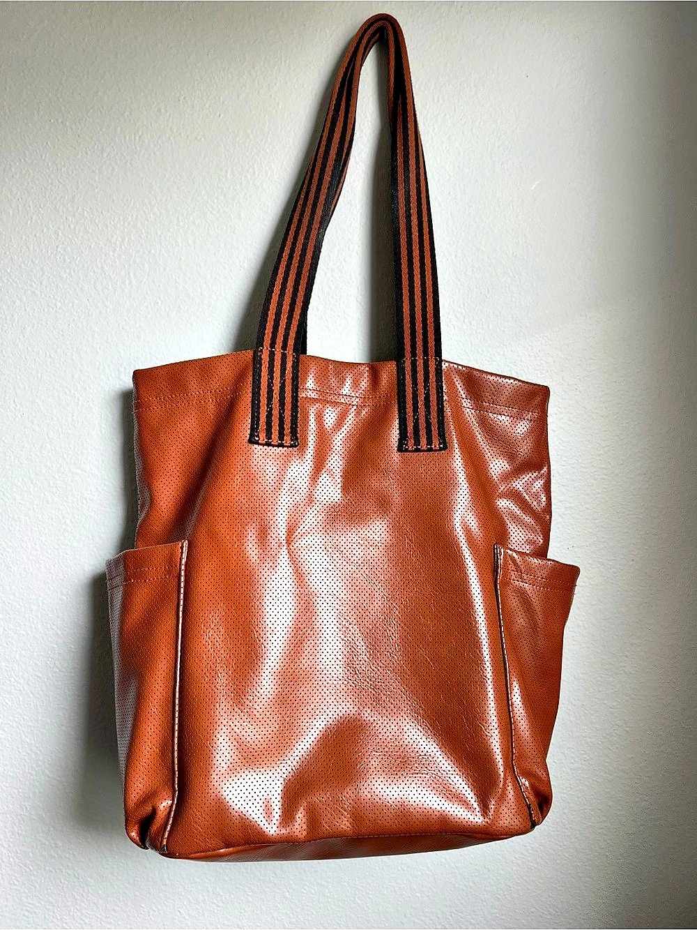 Universal Thread Perforated Tote in Brown